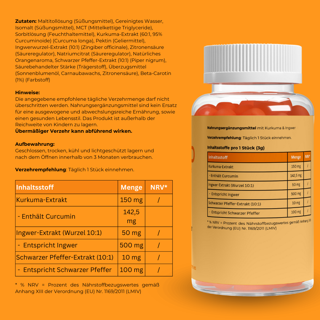 Kurkuma & Ingwer Gummies