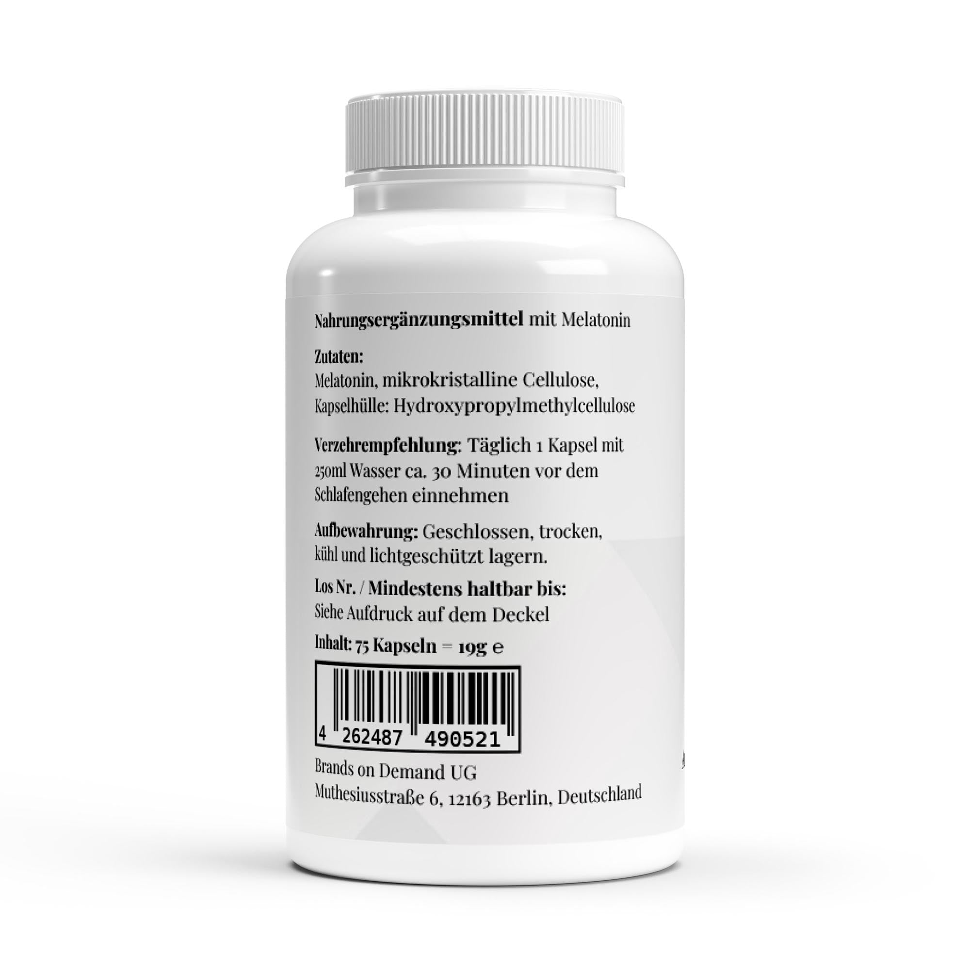 Melatonin - 75 Kapseln